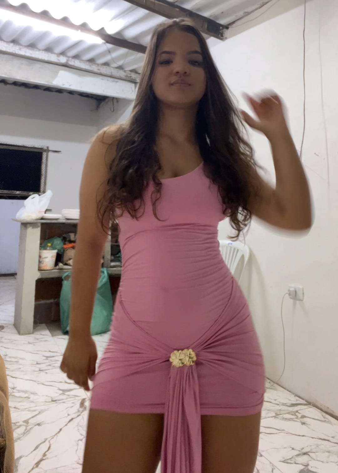 Outro registro da jovem em sua jornada pessoal